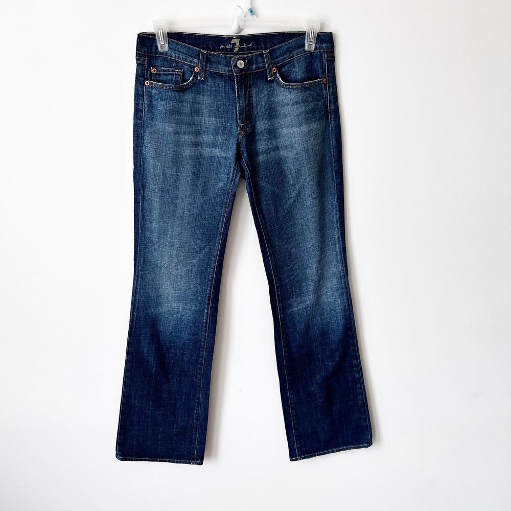 Vintage Y2K 7 For All Mankind Jeans Size 31/12 NWT USA Made Bootcut Sequin